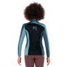 Varm trøye for kvinner Karpos Federa Half-Zip W Fleece Vulcan/Vårlys/midnatt